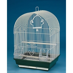Colivie pentru papagali alba cod 3100-A 34,5x28x49,5cm